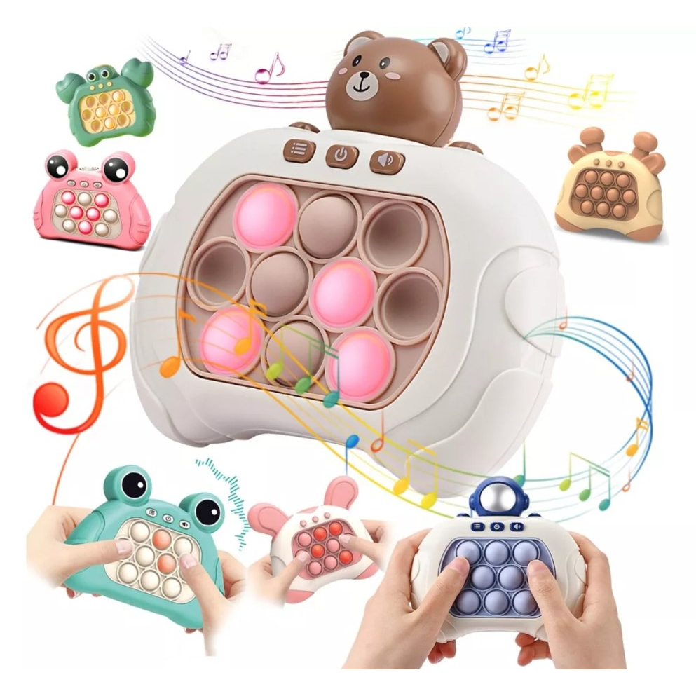 Pop it Eletronico Push Bubble Childrens Puzzle Games Quick Game Machines Brinquedos Descompressivos Para Meninos E Meninas