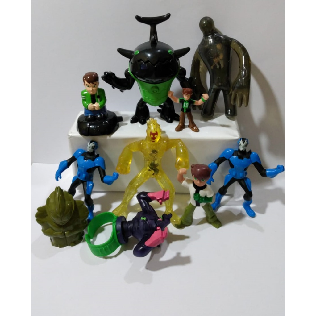 LEIA ANÚNCIO - Boneco Ben 10 coleção de brinquedos McDonald's do Ben 10