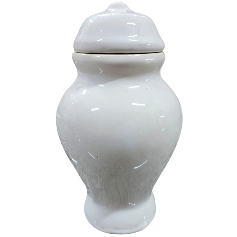 Quartinha Orixás Branco S/ Asa 13 Cm Louça Umbanda - Unidade