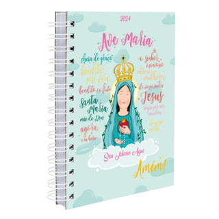 Agenda 2024 Personalizada Fé Ave Marias