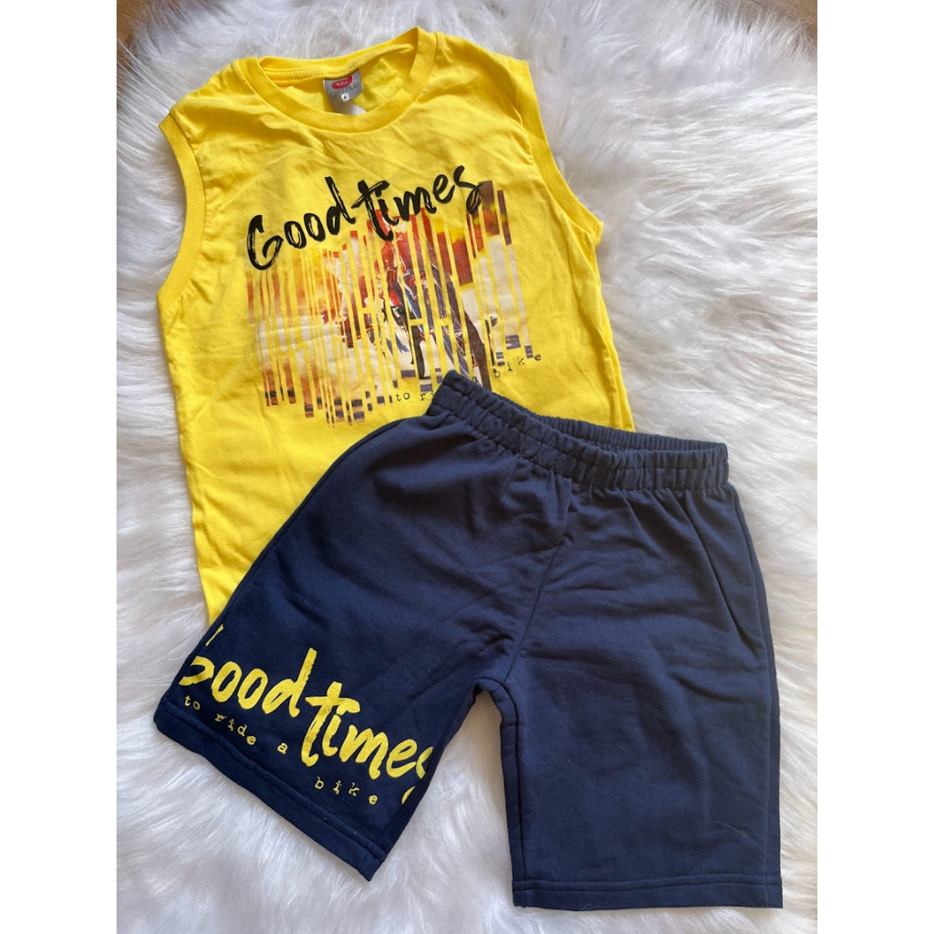 conjunto infantil masculino short e camisa ,número 1-2-6 -8 -10