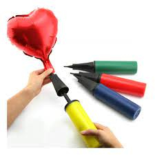 Bomba Inflador cores Manual para Inflar Encher Balão Bexiga promoção