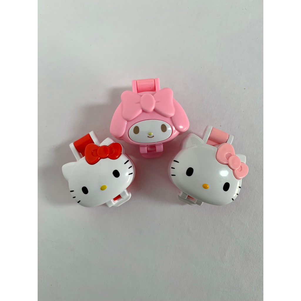 Tampa para garrafa plástica sanrio hello kitty e my melody tampinha de garrafinha pet, água, refrigerante, suco bebidas