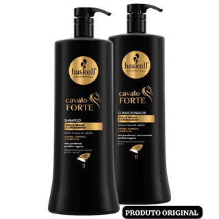 Shampoo e Condicionador 1l Cavalo Forte Haskell