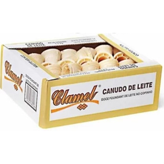 Canudo de leite Clamel com 50 unidades