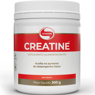 Creatine 300g Creatina 100% Pura Original Vitafor em Oferta na Shopee