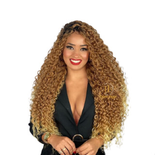 Cabelo Bio Vegetal Cacheado Fátima - Sleek 320g 75cm 9Telas- ENVIO IMEDIATO