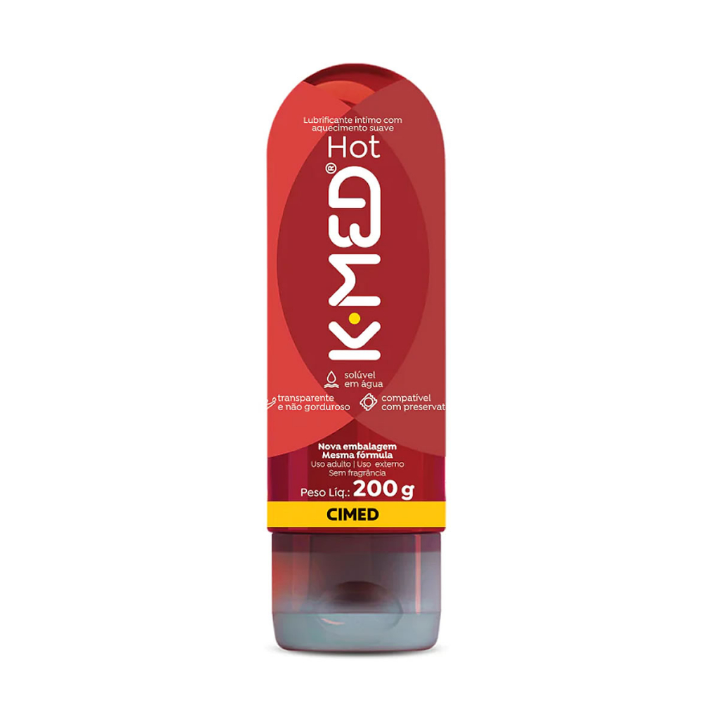 Gel Lubrificante Íntimo K-med Hot 200ml - Health