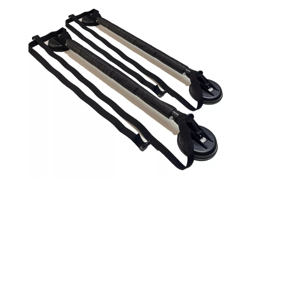 Rack Teto Ventosas E Barras De Alumínio Fitas Backup em Oferta na Shopee