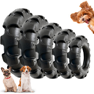 Brinquedo Para Cães Cachorros Pequenos Médios e Grandes Mordedor Pet Pneu Resistente Anti…