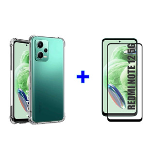 Capa Anti Impacto Redmi Note 12 5G Protetor Celular Xiaomi + Película De Vidro 3D Kit Proteção Reforçada