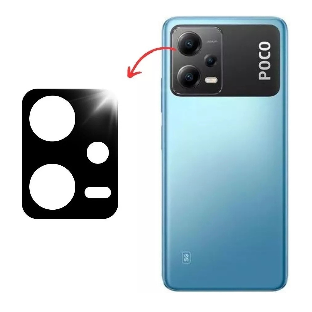 Película 3D Celular Poco X5 Protetor De Câmera Para Xiaomi Vidro Temperado
