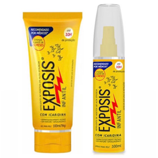 Repelente Exposis Infantil Gel ou Spray 100ml