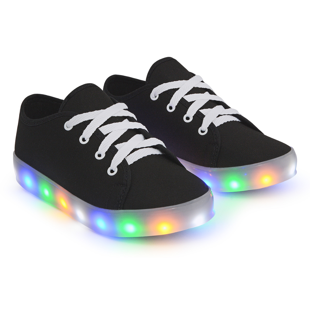 Tenis Infantil Masculino LED ( Luzinha ) Sem Estampa Escolar em Oferta na Shopee