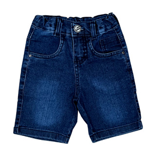 Bermuda Com Ajuste Infantil Shorts Masculino Jeans 2 Ao 8
