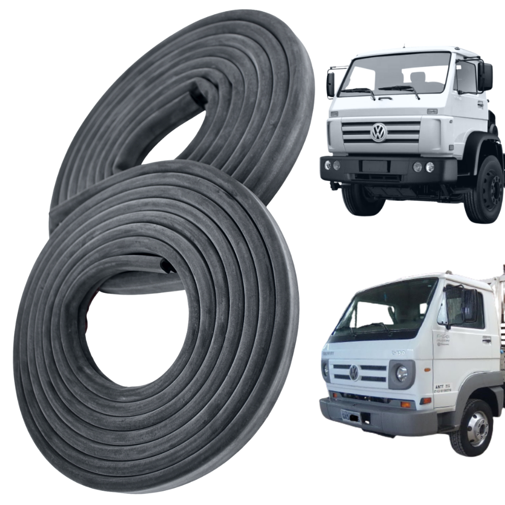Kit Borracha da Porta Vedação Adesiva Caminhão VW - Universal Automotive | Piqueri Autopeças