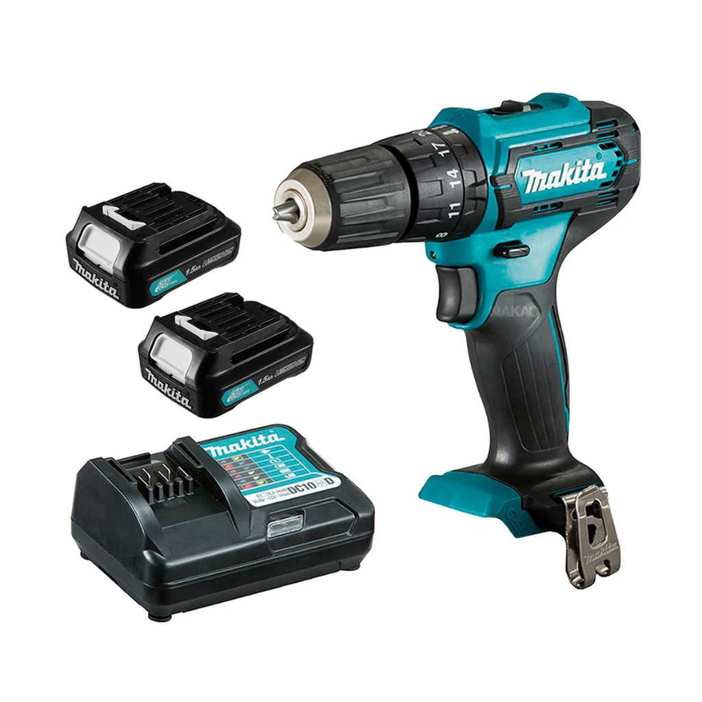 Furadeira Parafusadeira de Impacto Makita 12V HP333DWYX3 com 2 Baterias e Carregador em Oferta na Shopee