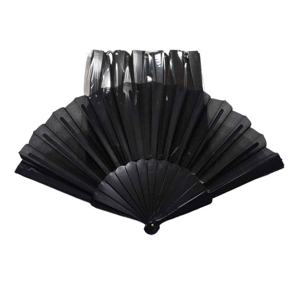 Kit 12 Leques de Mão Liso Personalizável Festa Eventos Customização