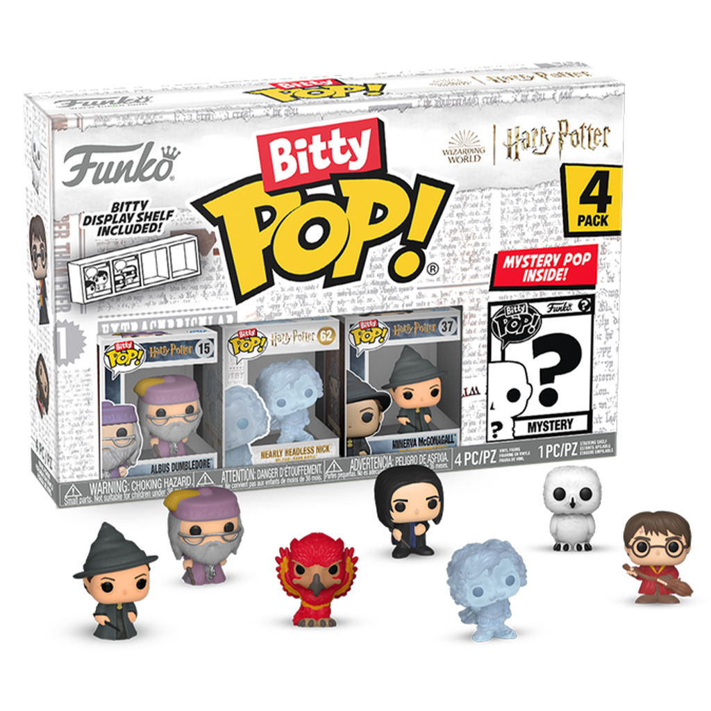 FUNKO BITTY POP HARRY POTTER - DUMBLEDORE 4-PACK (71317) NOVO ORIGINAL em Oferta na Shopee