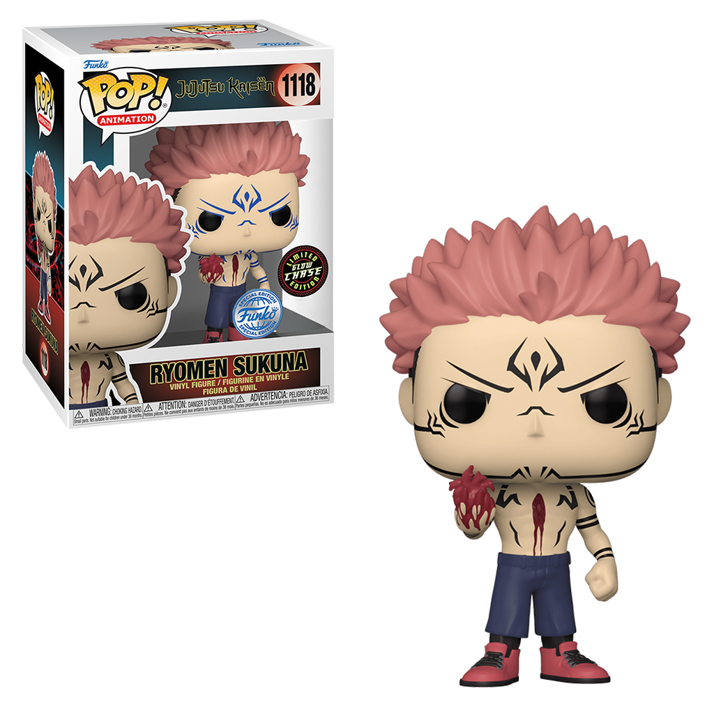 FUNKO POP CHASE JUJUTSU KAISEN - RYOMEN SUKUNA 1118 NOVO ORGINAL