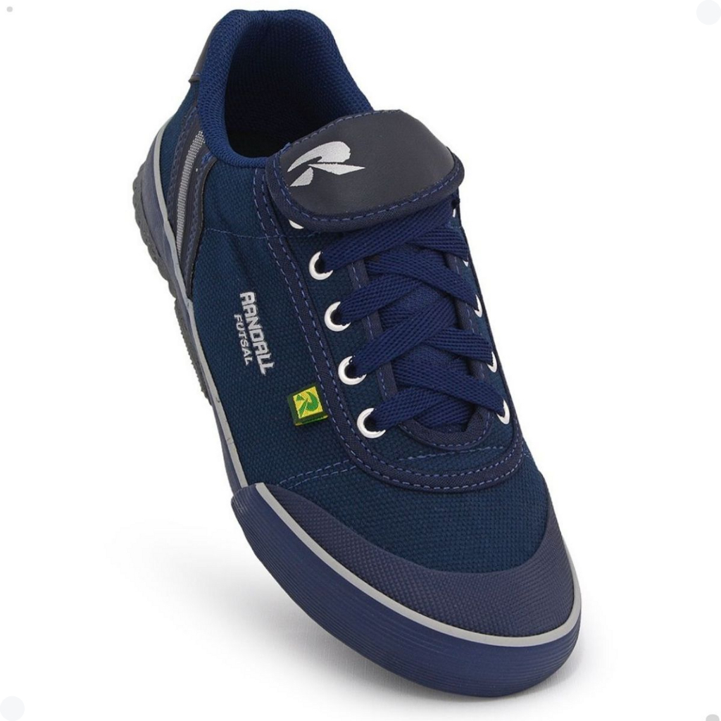 Chuteira Futsal Lona Solado Antiderrapante Randall Alfa em Oferta na Shopee