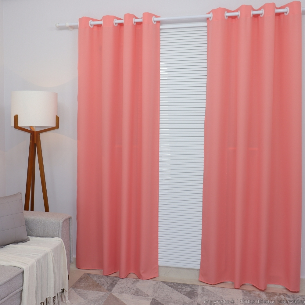 Cortina para Sala Salmão: Onde Comprar | BuscaProdutos