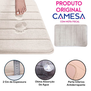 Tapete de Banheiro Antiderrapante Super Soft 60x40cm Camesa