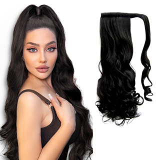 Aplique Rabo De Cavalo Cabelo Liso E Ondulado Orgânico - 70cm - A PRONTA ENTREGA em Oferta na Shopee
