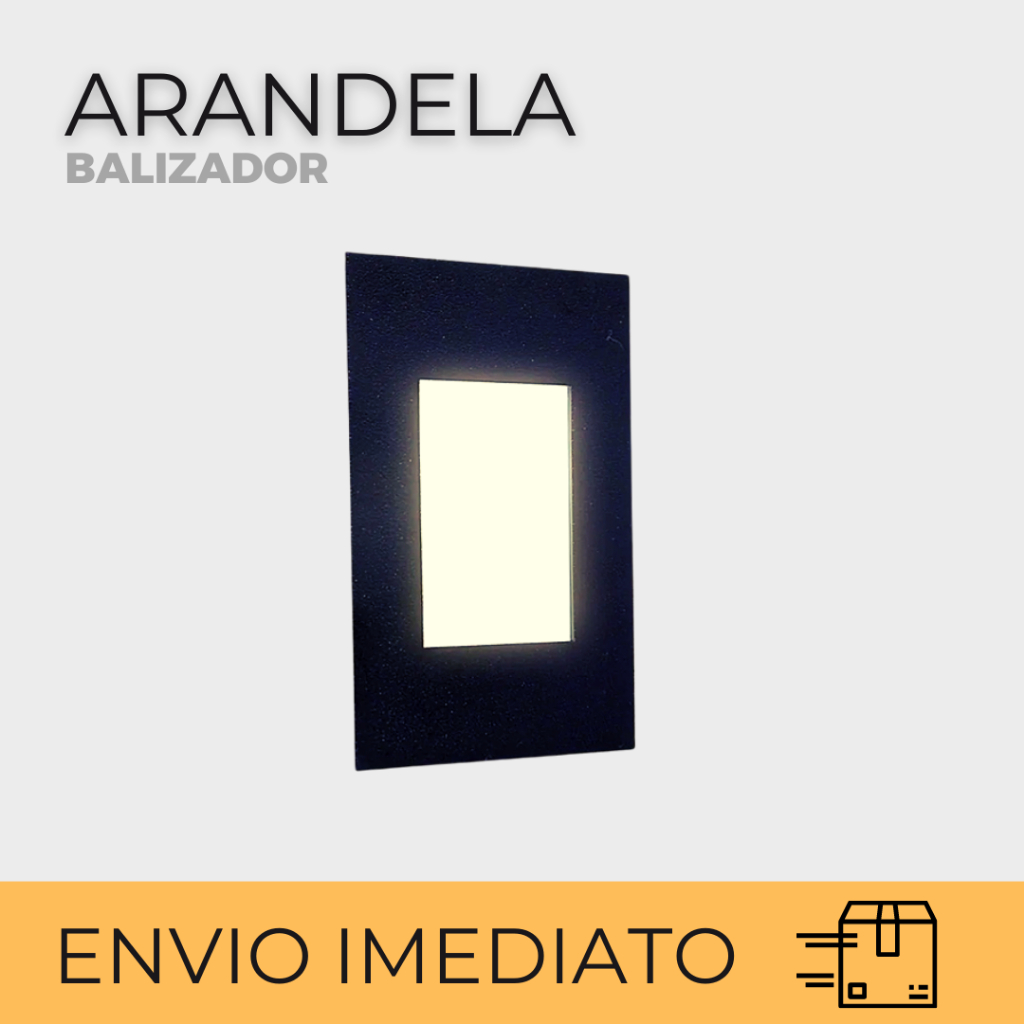 Kit 10 Arandelas Balizador 1 Foco Direcionável Luna Iluminação Alumínio Parede Muro Interna Externa