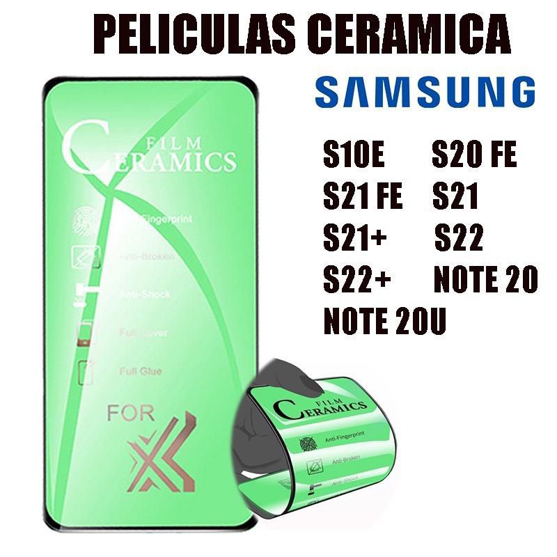 Película cerâmica 3D mole para Samsung S10E S21FE S21FE S21PLUS S22 PLUS NOTE20U S20 S21 S22 NOTE 20