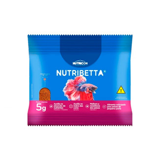 Ração de Peixe Betta - Nutribetta em Sachê Nutricon (5g)
