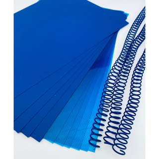 Kit Capa + Contracapa + Espiral (A4) 15 unidades - Escolha sua cor e tamanho em Oferta na Shopee