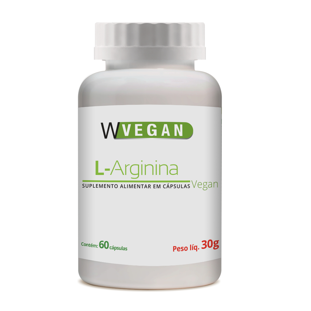 Suplemento L-arginina Wvegan 60 Capsulas 500mg