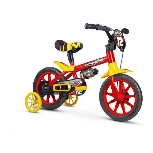 Bicicleta Bike Aro 12 De Passeio Infantil Nathor Motor X Pu