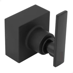 Acabamento Para Registro Geral Alavanca C73 50mm Preto Fosco 1.1/2 1.1/4 100% Metal