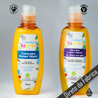 Sabonete Liquido + Creme de Pentear Turminha da Bagunça 200 ml Infantil Vegano