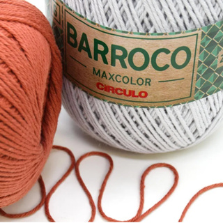 Barbante Barroco Maxcolor 6 Crochê Tricô 200g 1 Novelo (Parte 1) em Oferta na Shopee