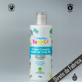 Creme Corporal de Ureia 3 % Turminha da Bagunça Infantil - 230 gramas