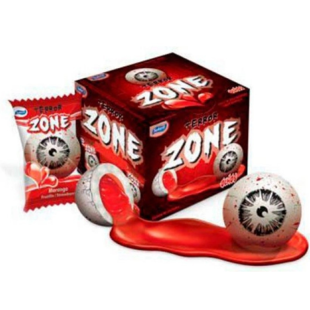 Chiclete De Olhos Terror Zone 320g - Sukest