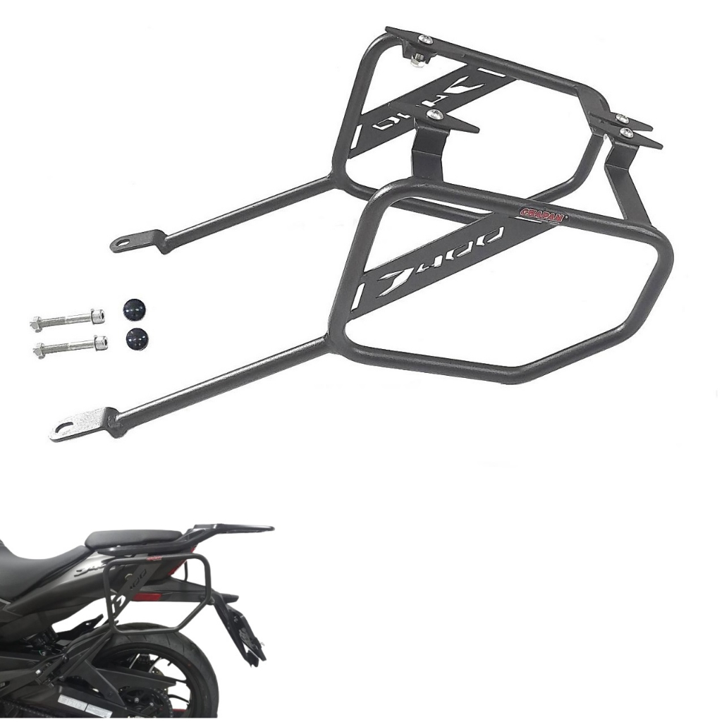 Afastador de Alforge Protetor traseiro Suporte - Bajaj Dominar 400 - Chapam