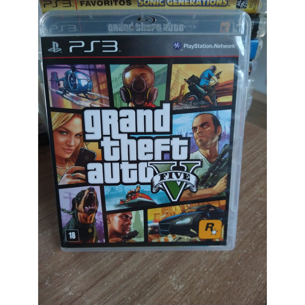 GTA 5 PS3 GTA V PS3 midia fisica original