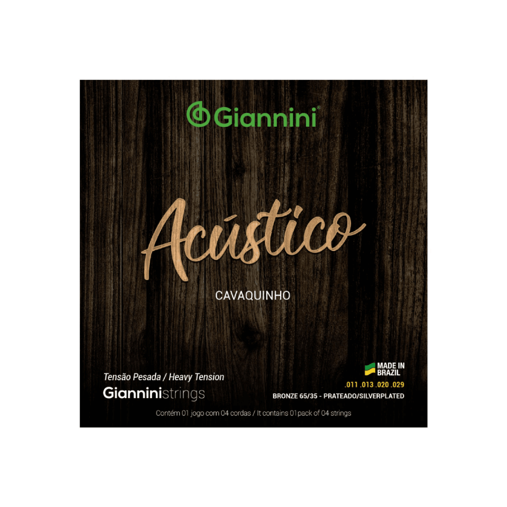 ENCORDOAMENTO GIANNINI PARA CAVACO GESCPA BRONZE 65/35 COM BOLINHA 011