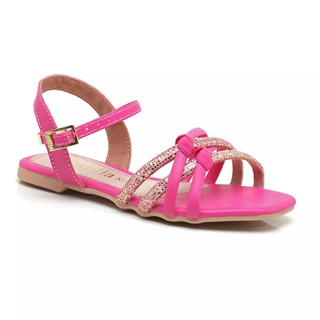 Sandália Infantil Blogueira Rasteirinha Moda Brilho em Oferta na Shopee