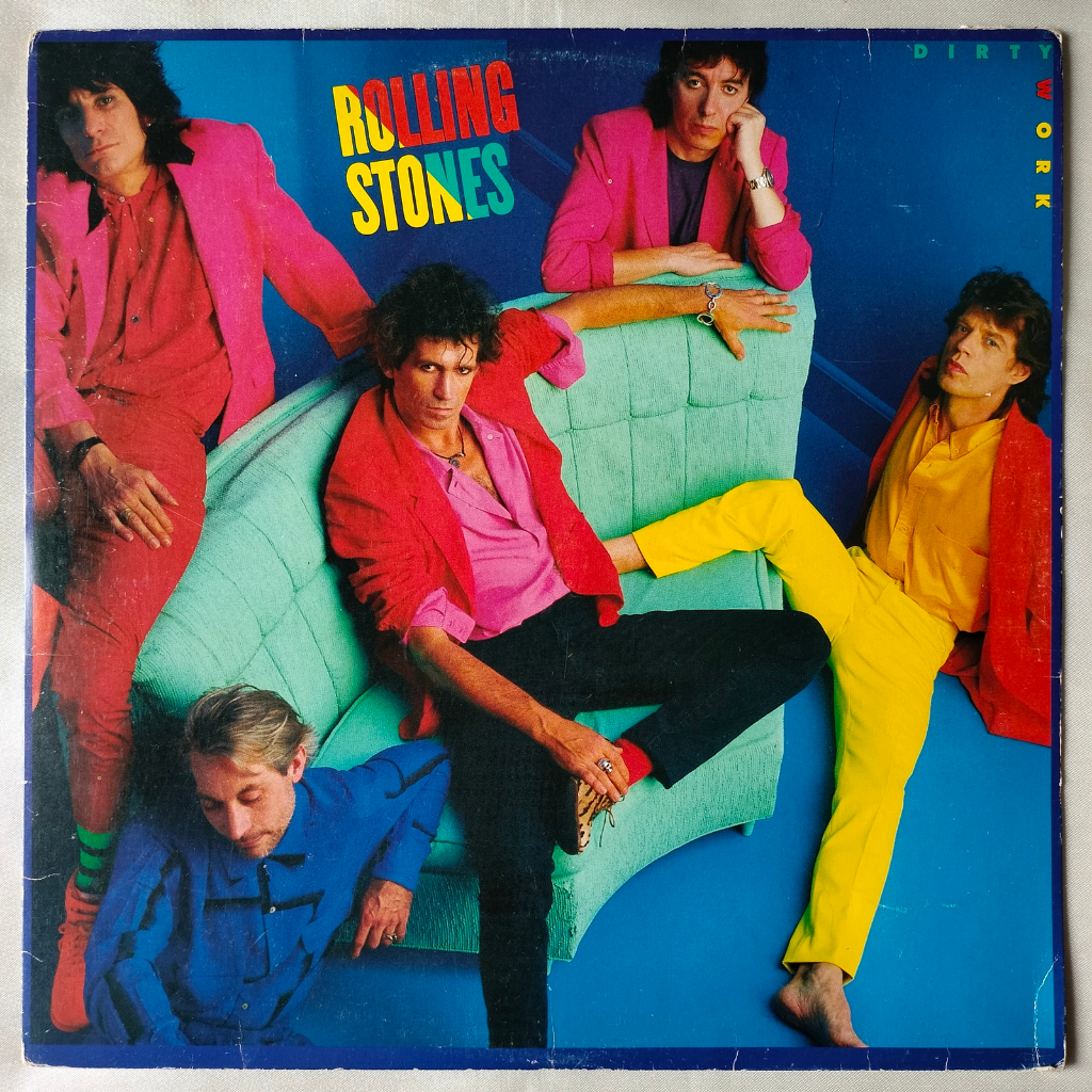 DISCO DE VINIL LP - ROLLING STONES – DIRTY WORK (1986)