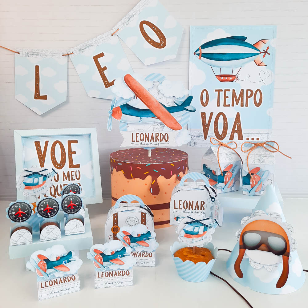 Caixas Personalizadas Aviador 3D