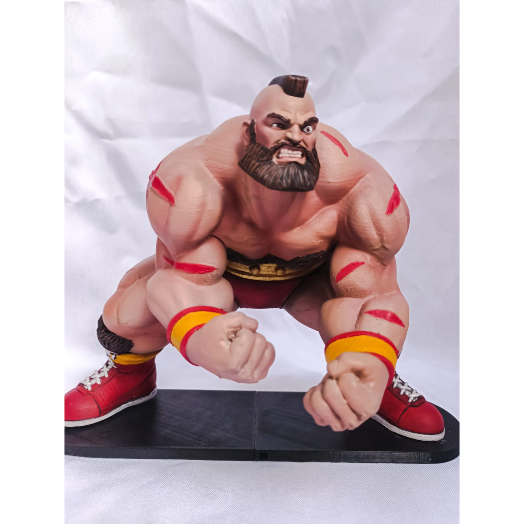 Colecionável Zangief Street Fighter 20cm Altura