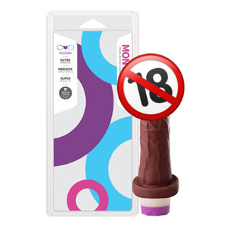 PRÓTESE COM VIBRADOR INTERNO E VEIAS SALIENTES 16,5 X 3,5 CM SOULSEX