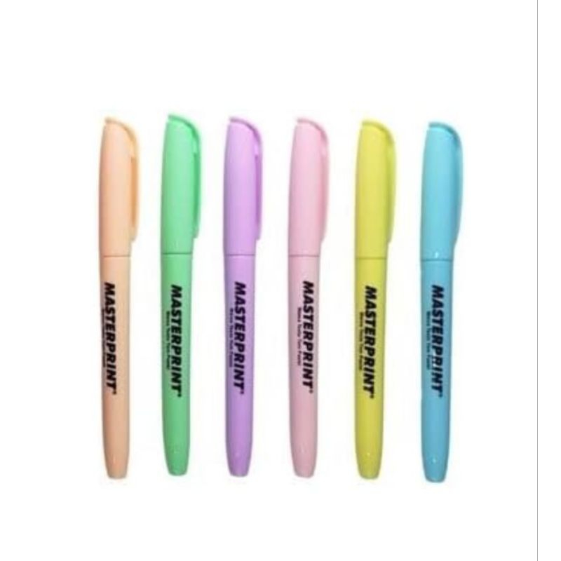 Kit 6 Cores Caneta Marca Texto Tom Pastel em Oferta na Shopee