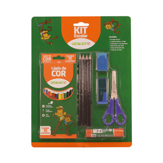 Kit Material Escolar Infantil Com 20 Itens em Oferta na Shopee