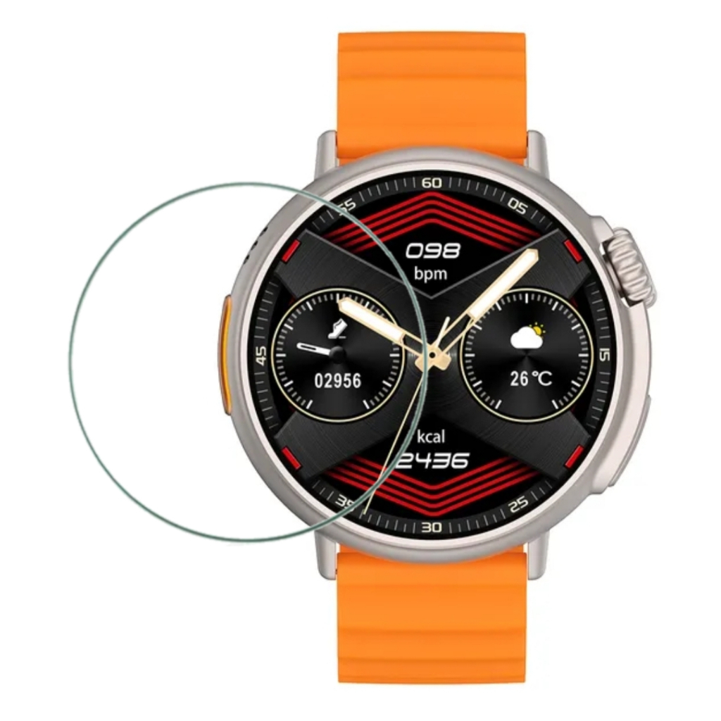 Película Protetora Smartwatch Stratos 2 MT30 C3 Ultra W28 Pro Redondo Btalk 2 Lite Stratos 2 Lite Zeblaze